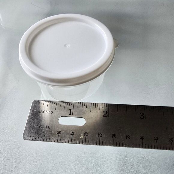 5 Miniature Plastic Storage Containers with Lids Crafts Room Kitchen Organizing - Picture 4 of 7